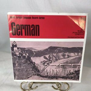 World Foreign Language Vinyl 33.3 Record Series German Study Guide Expressions